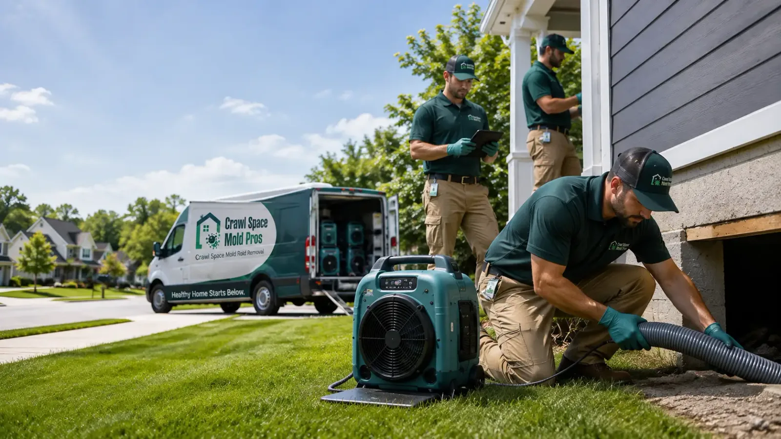 Crawl Space Mold Removal in Andover, IA